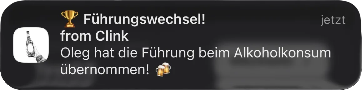 Clink App Push Notification